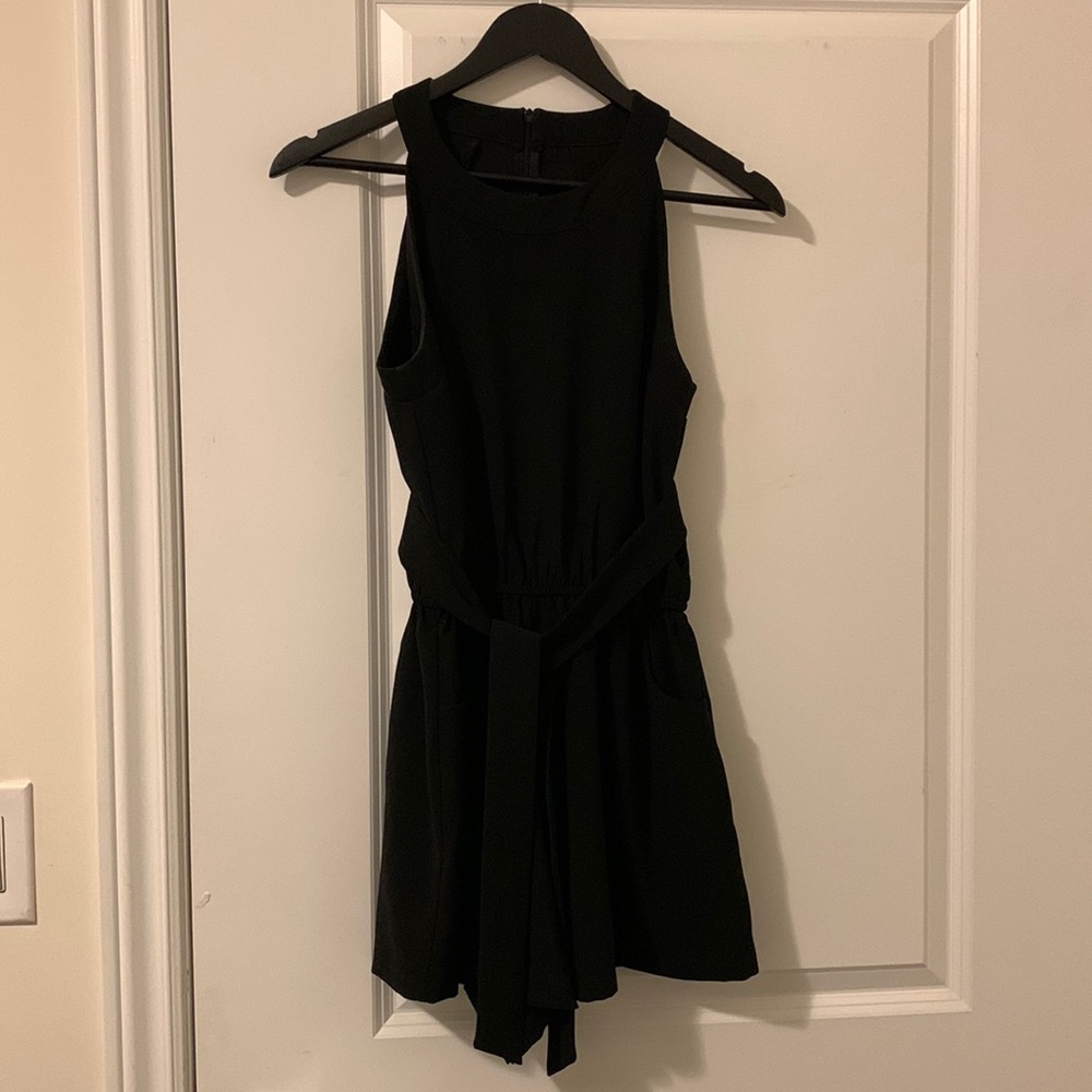 Black jumper dress